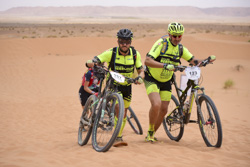 El sabadellenc Santi Ramos, en acció a la Titan Desert 2018 